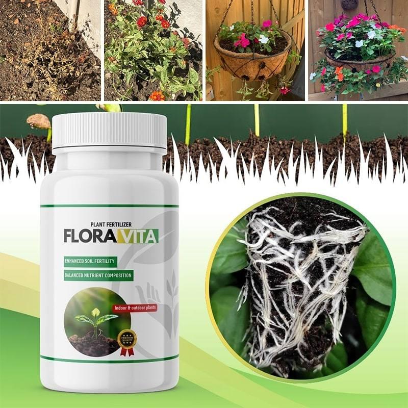 Fertilizante Profesional para plantas Floravita Revive tus plantas en días 🌱