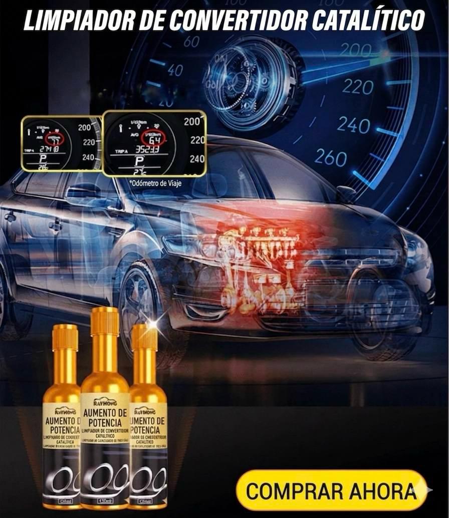 LIMPIADOR DE CONVERTIDOR CATALITICO🚗 Elimina residuos y mejora el rendimiento del motor🔥