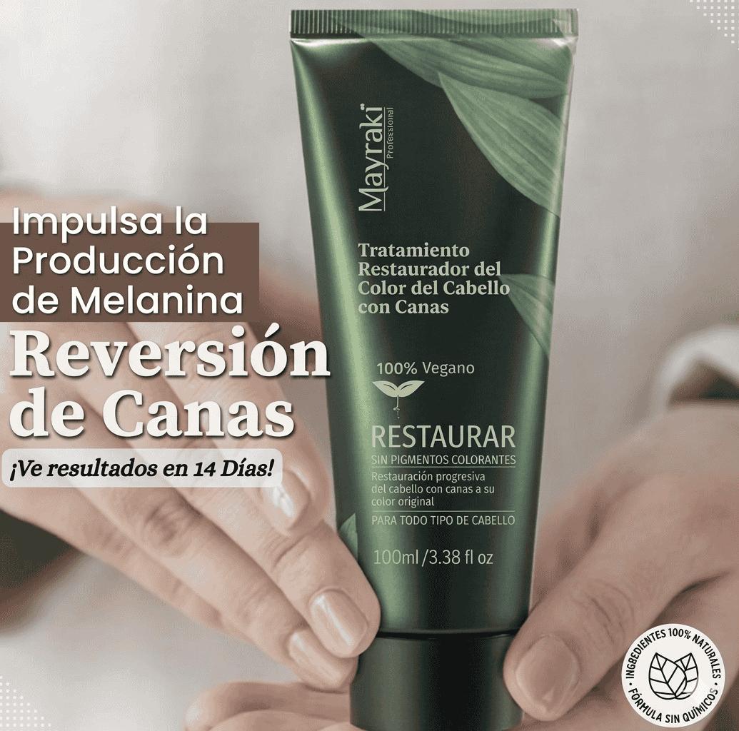 Tratamiento restaurador anticanas🌟 Renueva tu look desde la raíz🔥